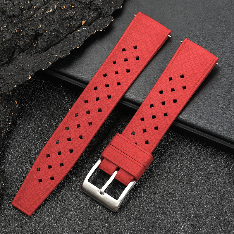 Premium-Grade Tropical FKM Rubber Watch Strap - Image 38