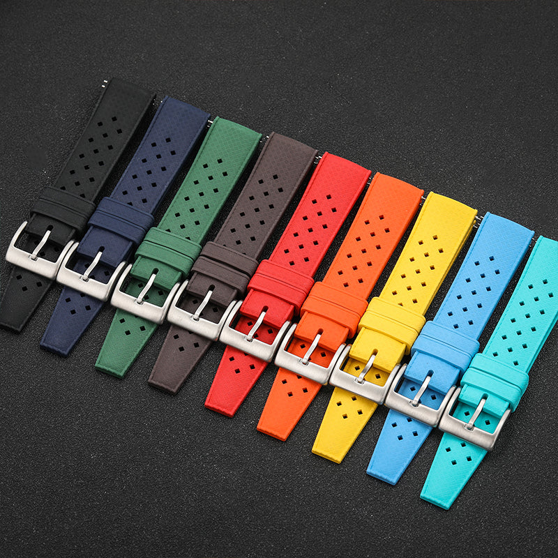 Premium-Grade Tropical FKM Rubber Watch Strap - Image 4