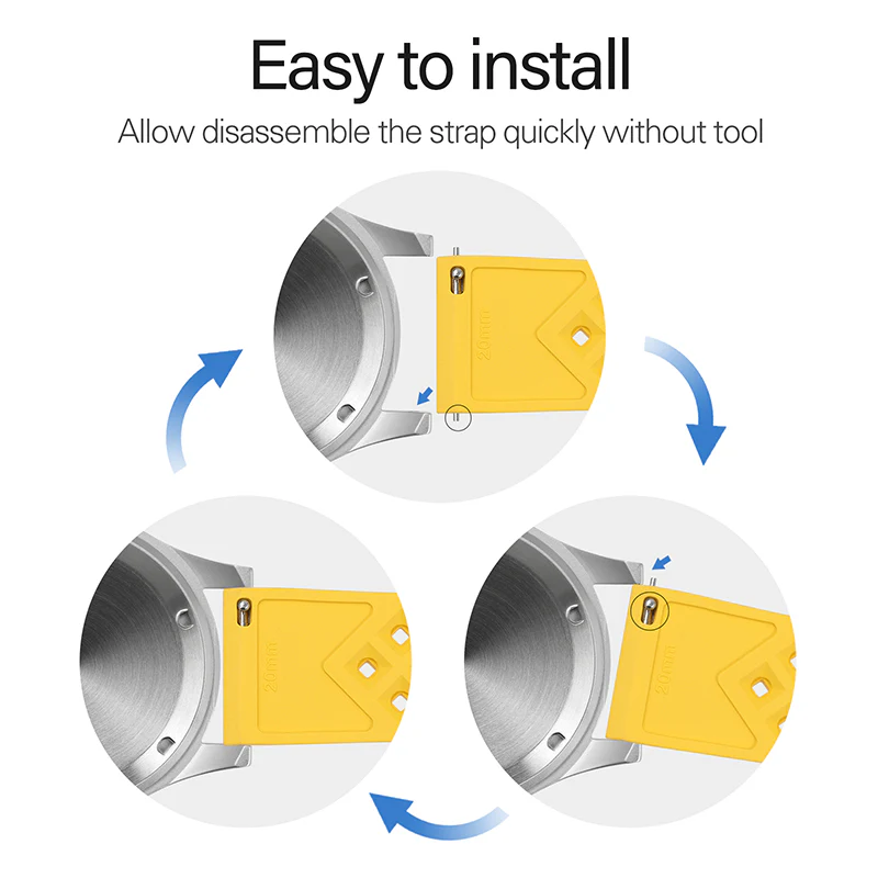 Premium-Grade Tropical FKM Rubber Watch Strap - Image 43