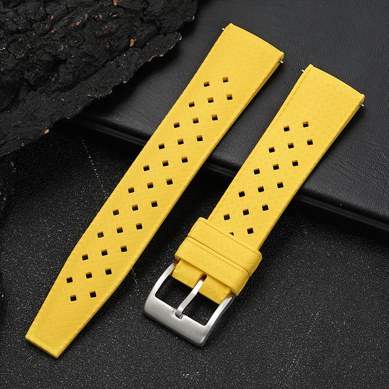 Premium-Grade Tropical FKM Rubber Watch Strap - Image 47
