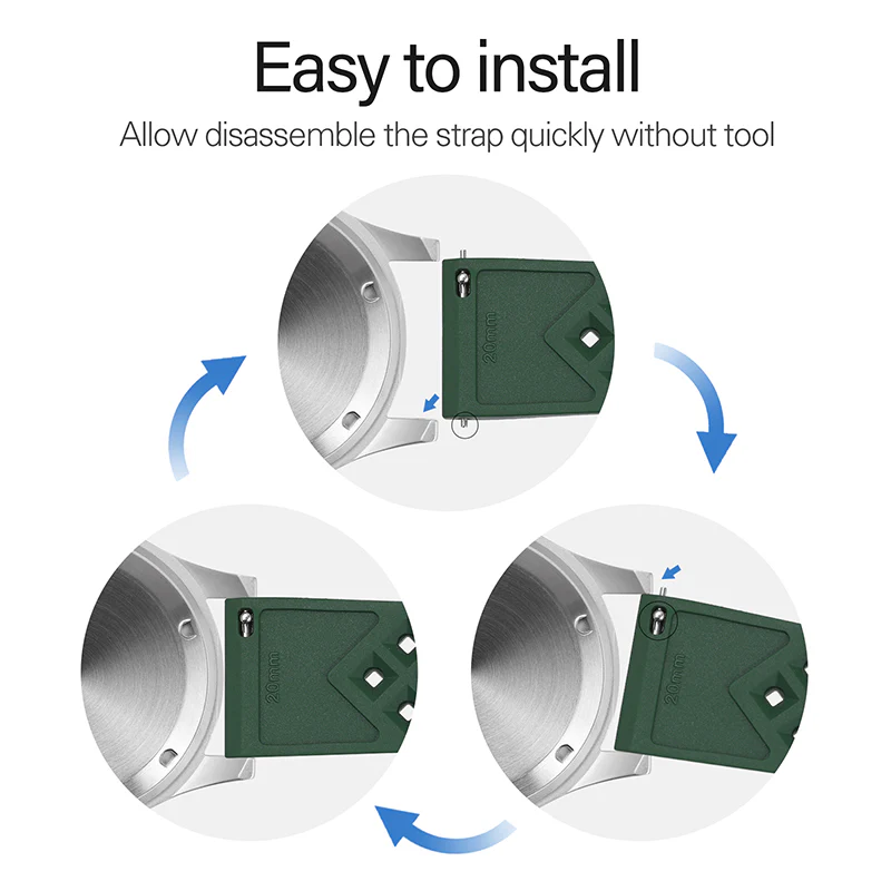 Premium-Grade Tropical FKM Rubber Watch Strap - Image 51