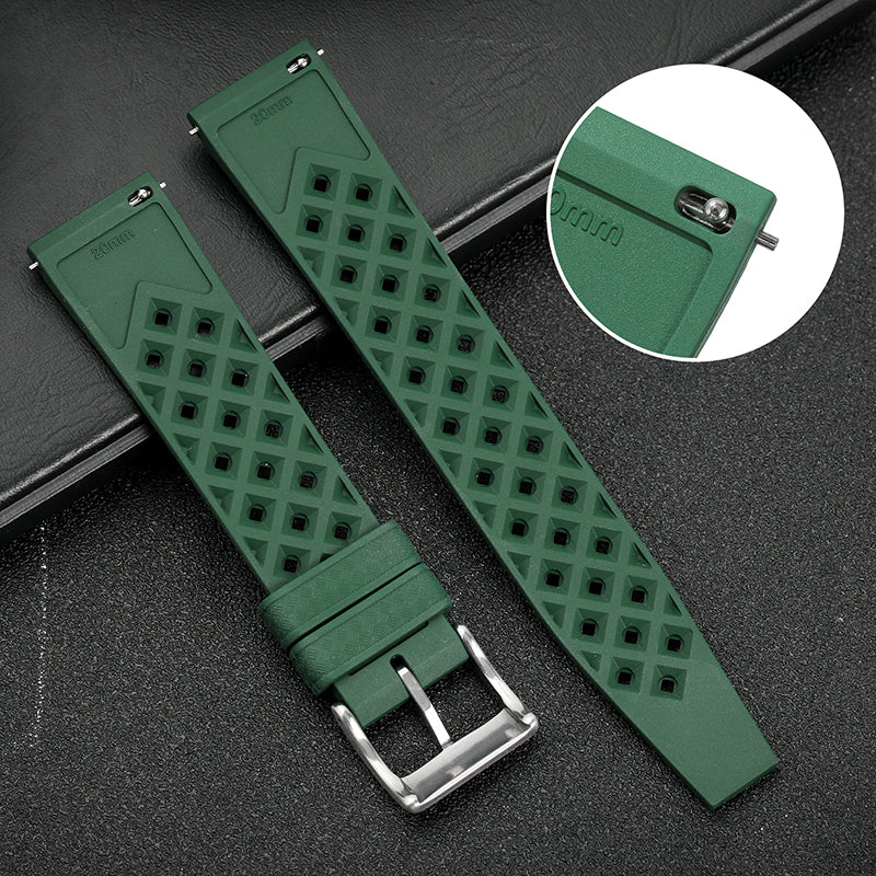 Premium-Grade Tropical FKM Rubber Watch Strap - Image 53