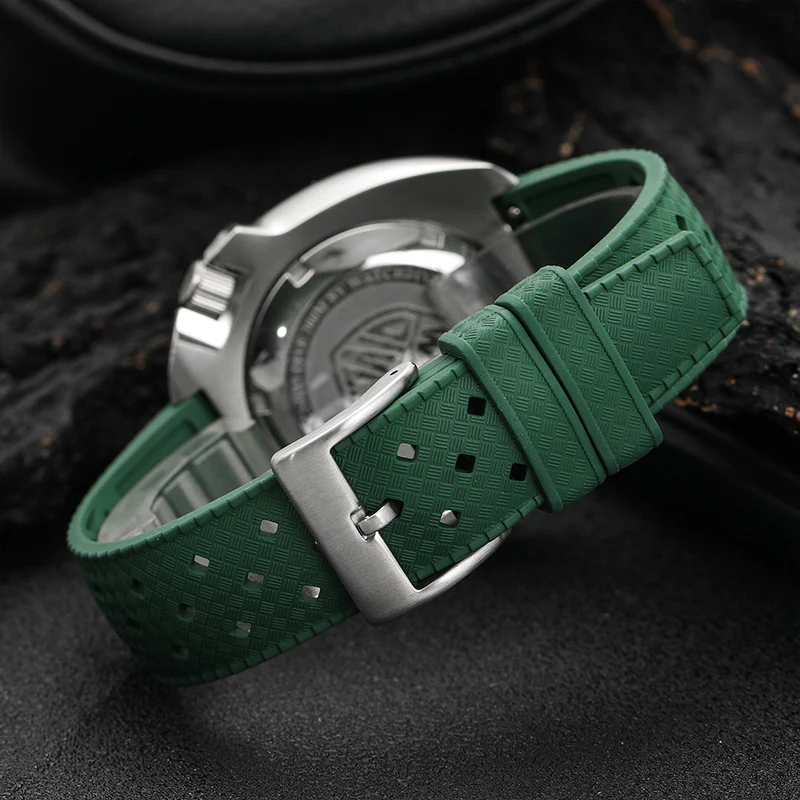 Premium-Grade Tropical FKM Rubber Watch Strap - Image 55