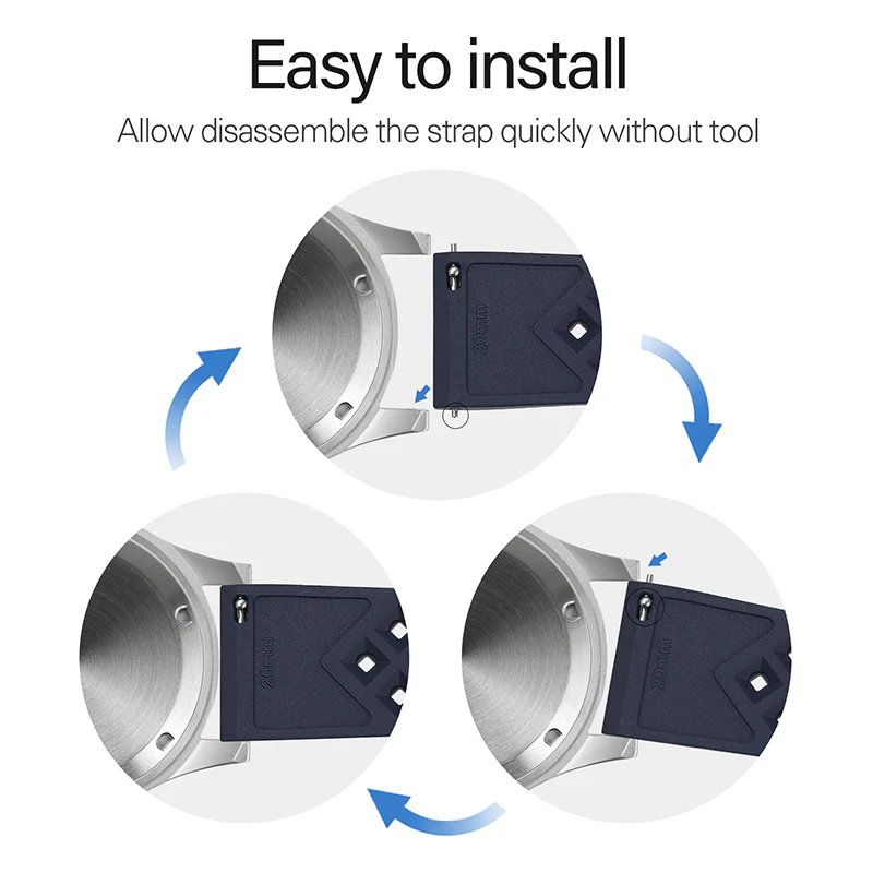 Premium-Grade Tropical FKM Rubber Watch Strap - Image 67