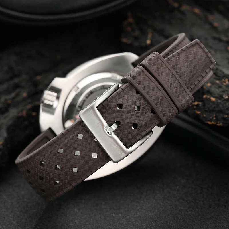 Premium-Grade Tropical FKM Rubber Watch Strap - Image 79