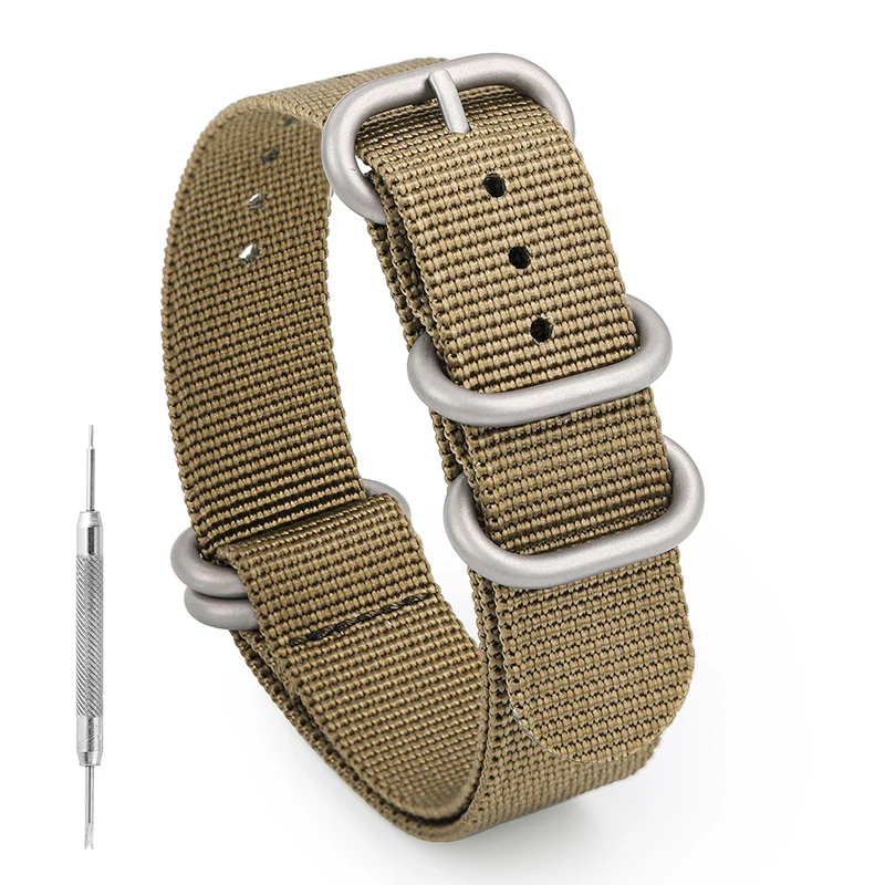 Thick Premium Woven Nylon Military Watch Zulu Strap - Image 10