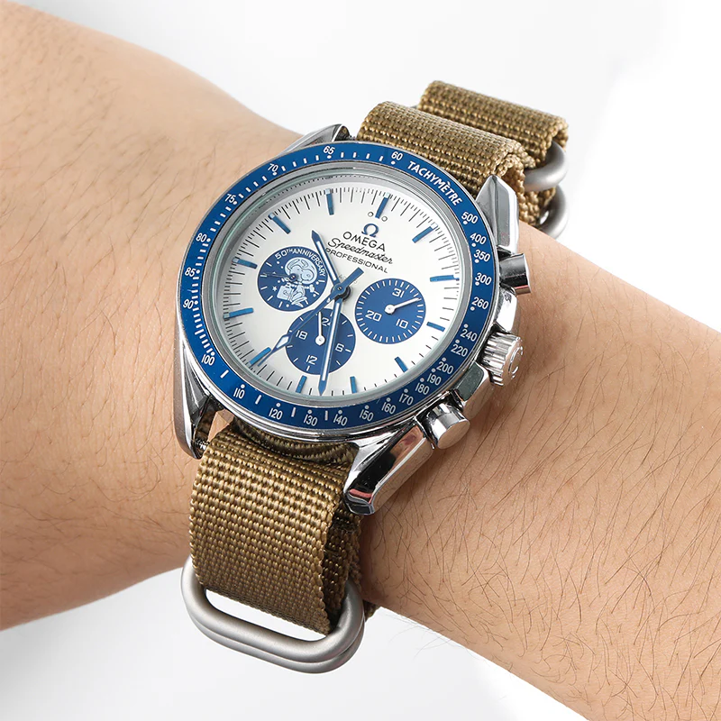 Thick Premium Woven Nylon Military Watch Zulu Strap - Image 14