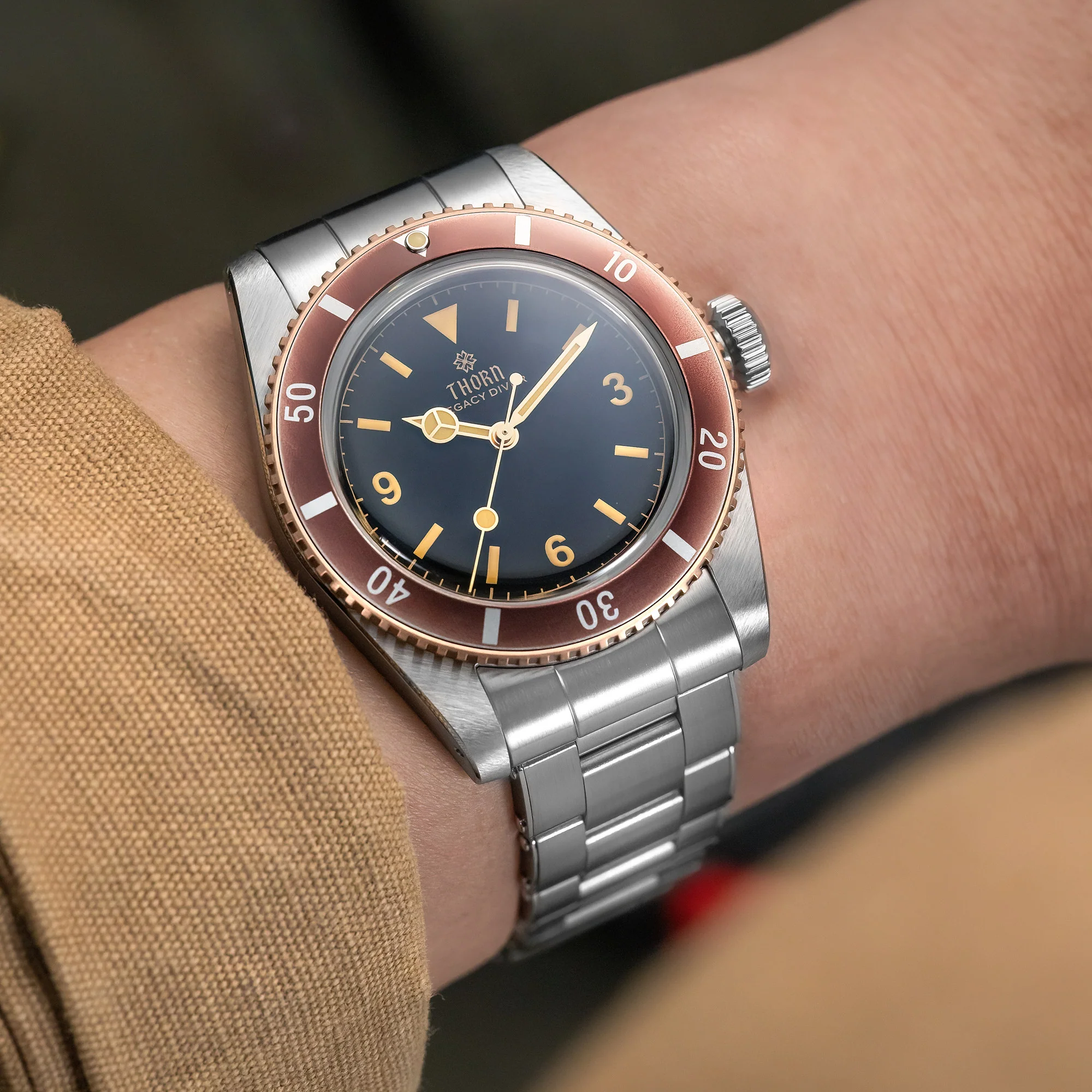 THORN 37mm PT5000 Automatic Dive Watch T028 - Image 3