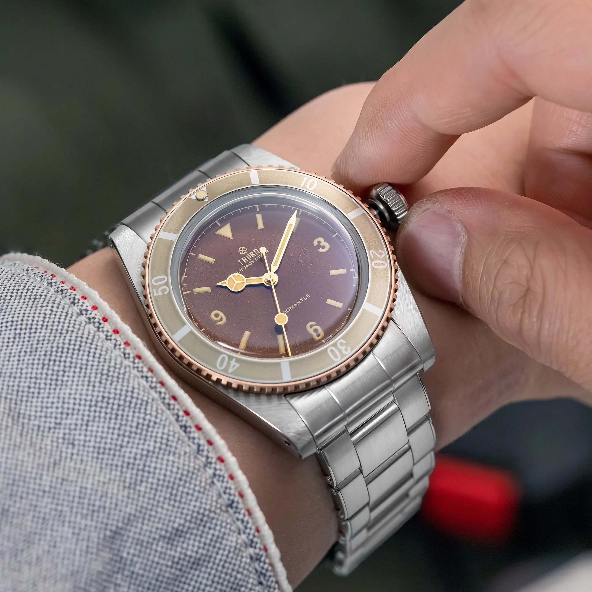 THORN 37mm PT5000 Automatic Dive Watch T028 - Image 4