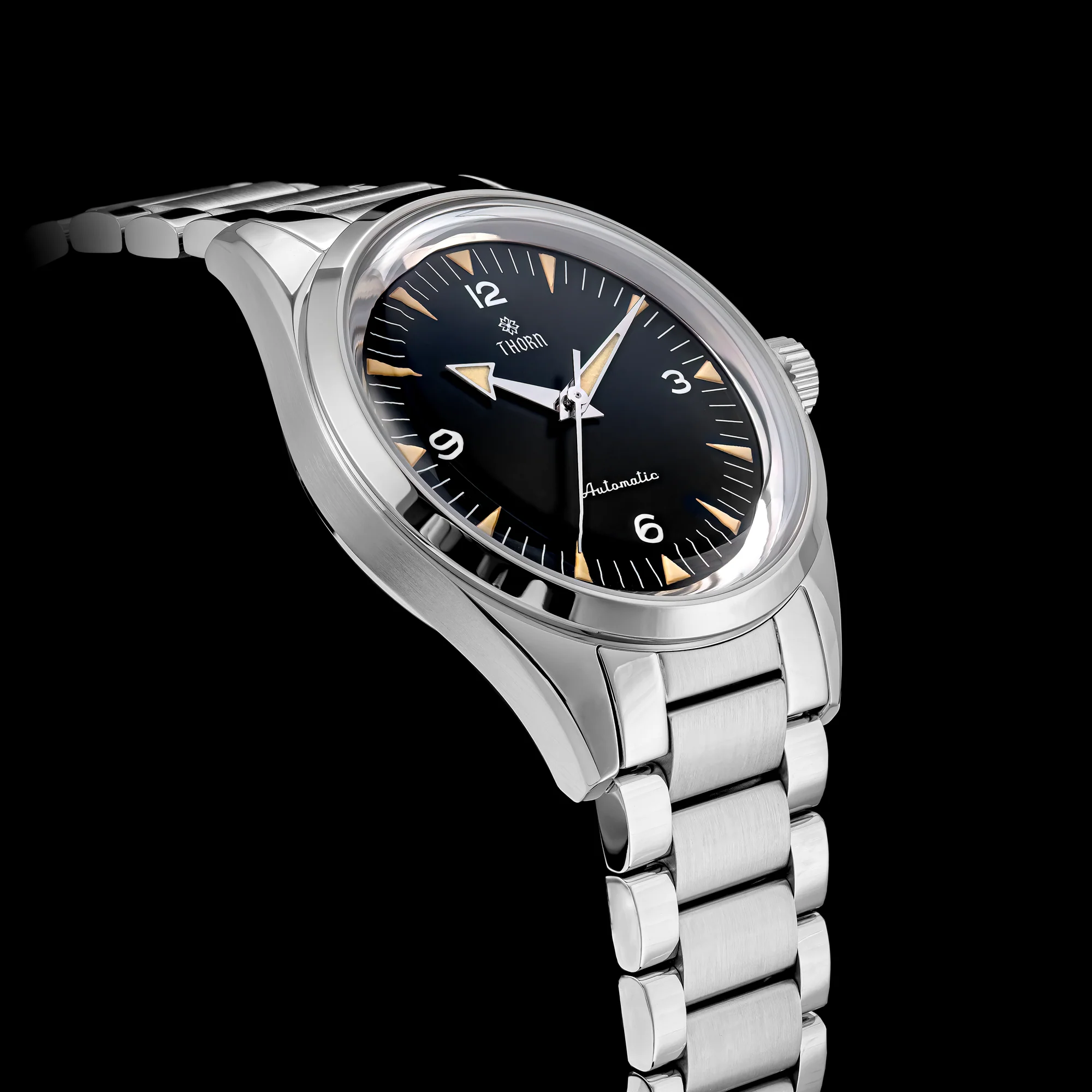 THORN 38mm Automatic Watch 1950s Tribute Collection T026 - Image 15