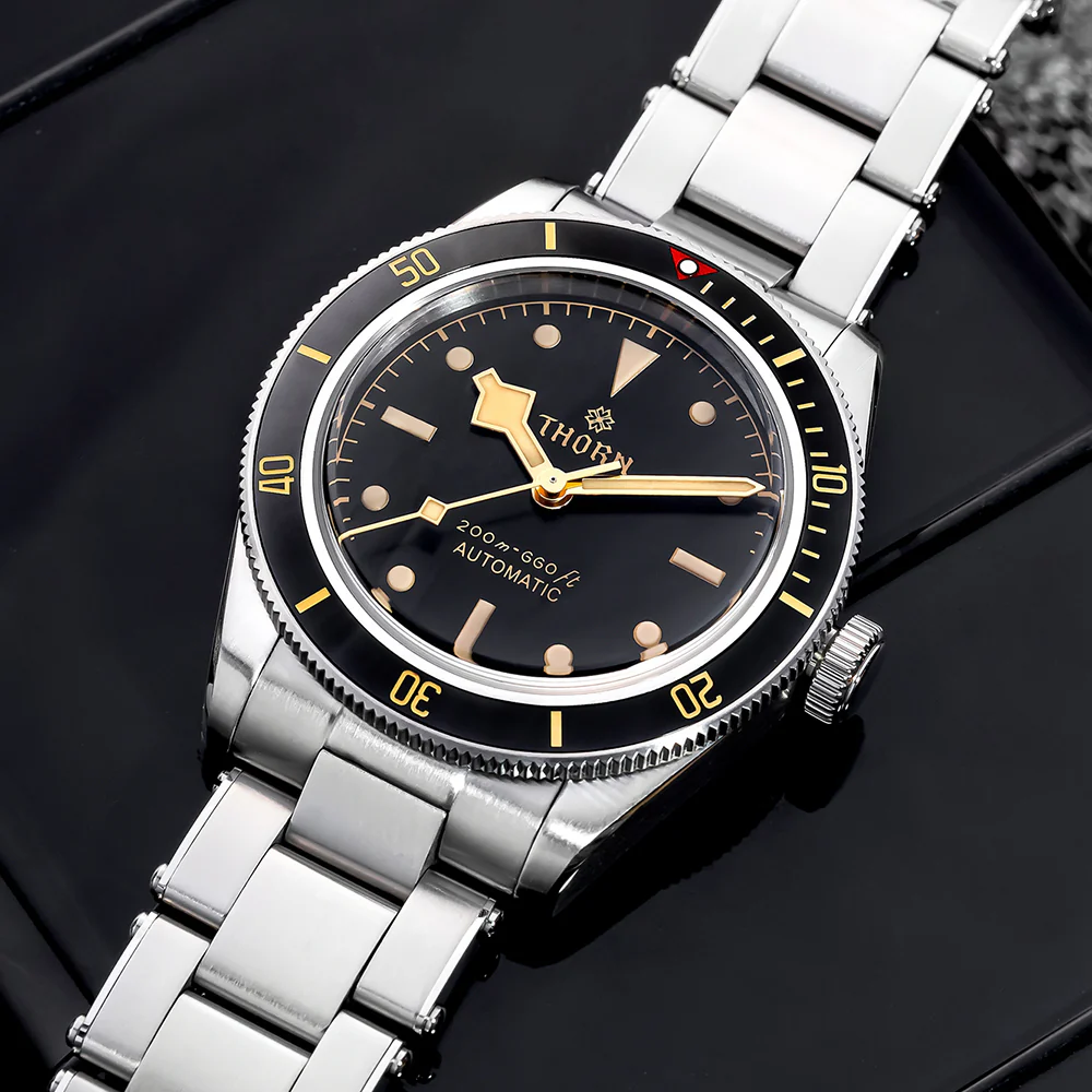 Thorn 39mm Diver 6200 Retro Mechanical Watch - Image 5