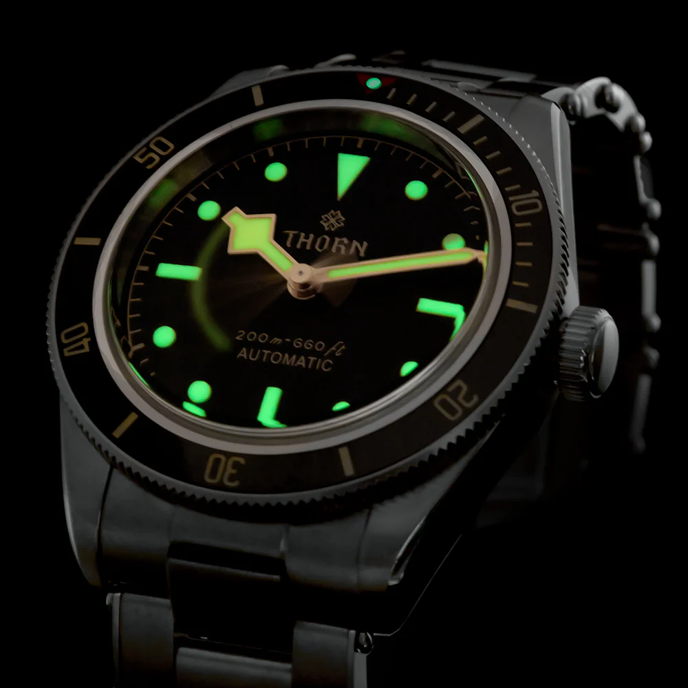 Thorn 39mm Diver 6200 Retro Mechanical Watch - Image 9