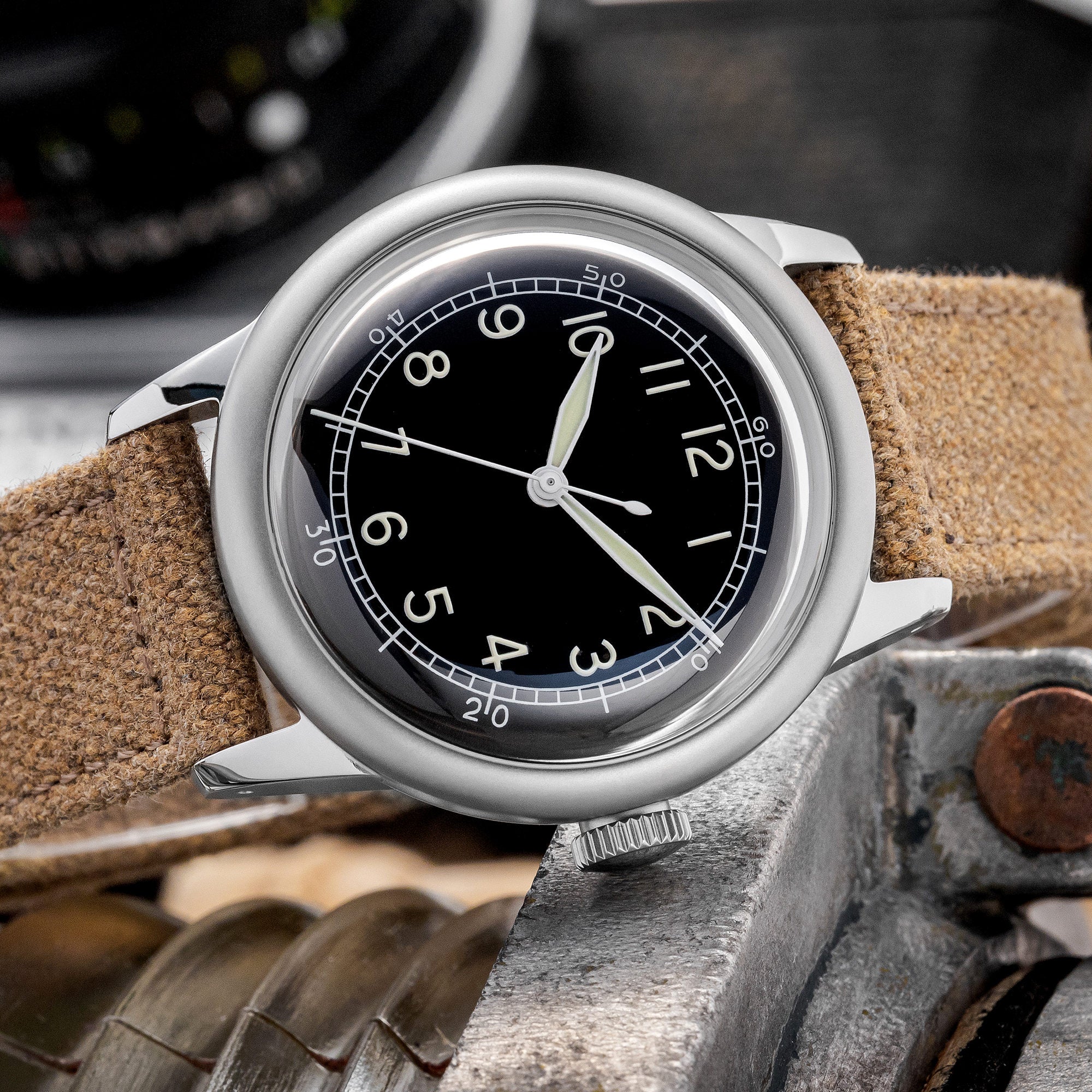THORN A11 36mm Stainless steel Retro Military Watch - Image 10