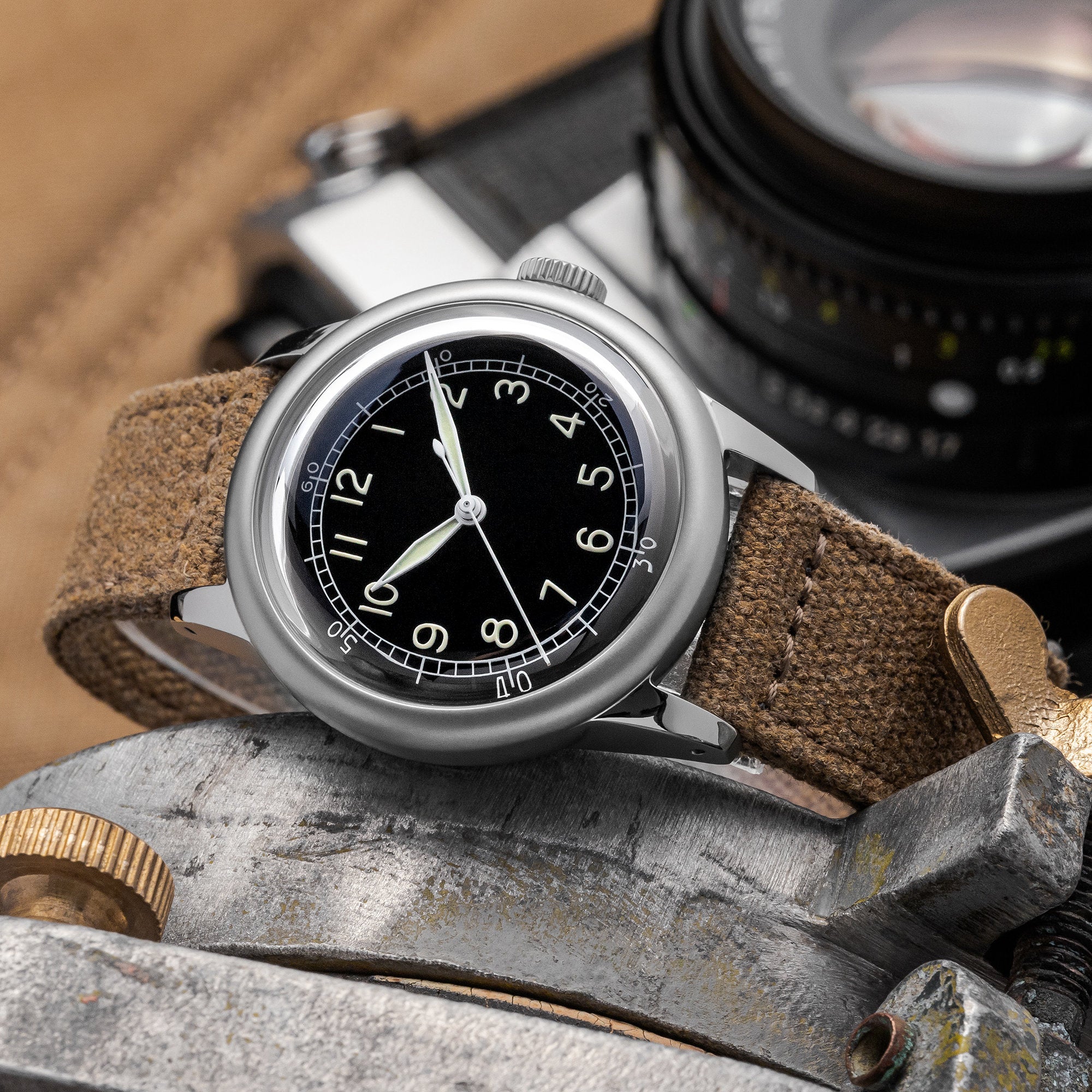 THORN A11 36mm Stainless steel Retro Military Watch - Image 11