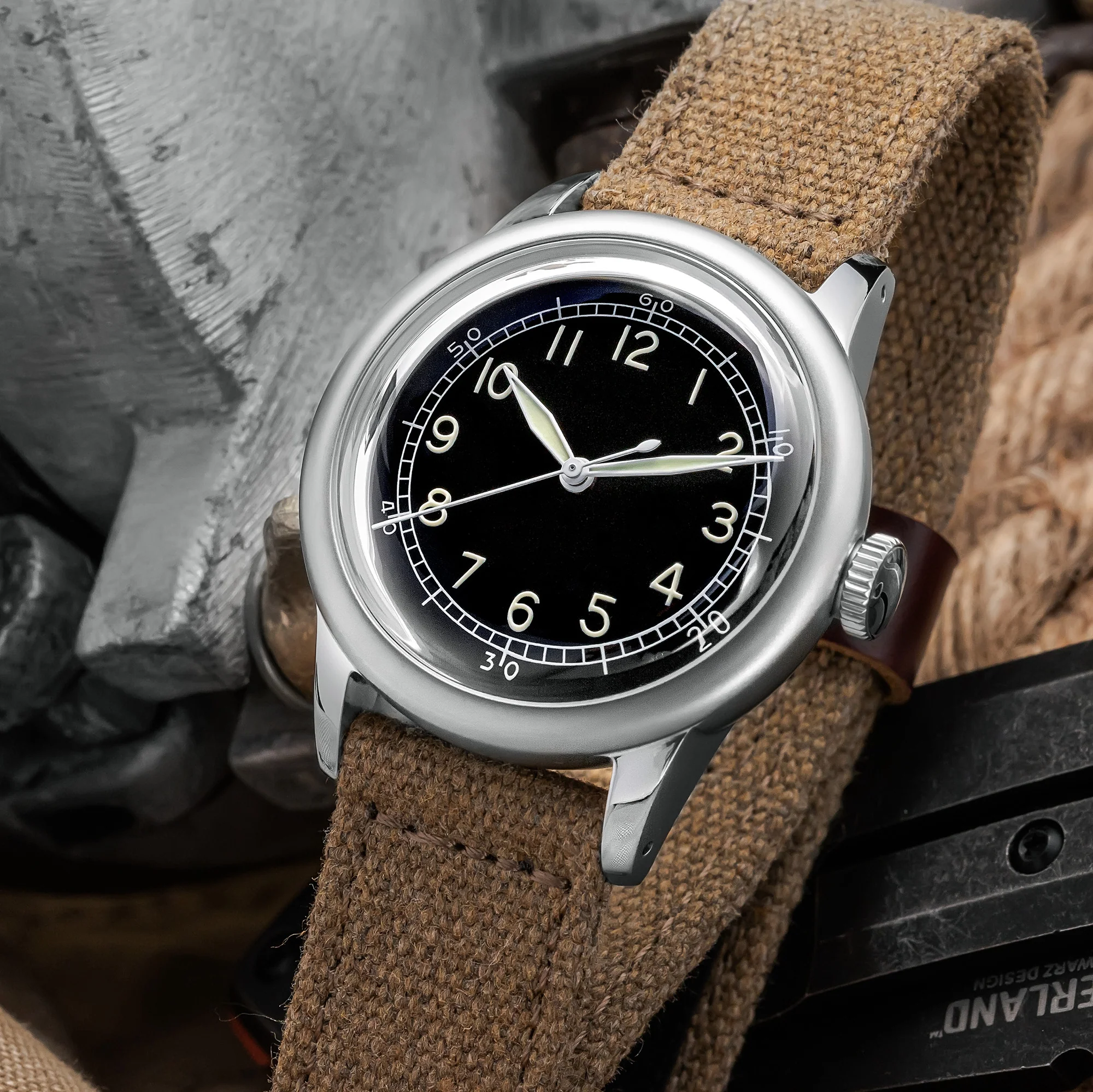 THORN A11 36mm Stainless steel Retro Military Watch - Image 5
