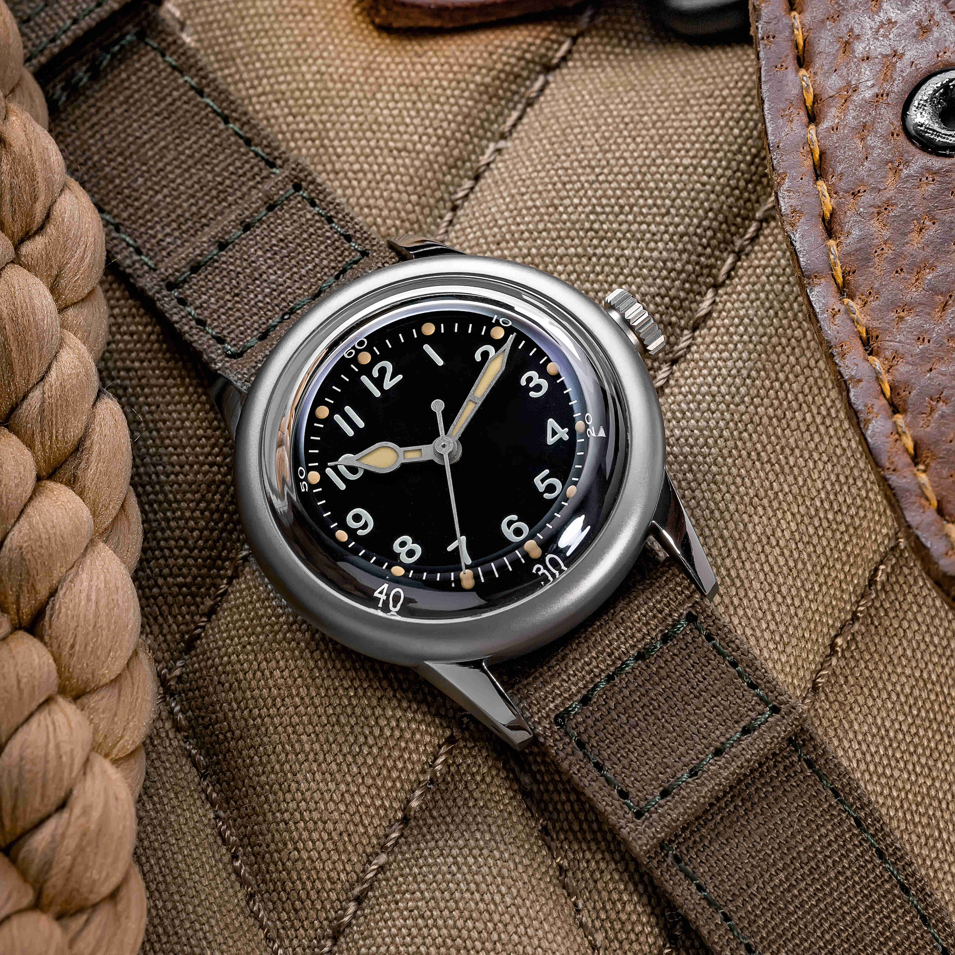 THORN A11 Titanium Retro Military Men Watch - Image 11