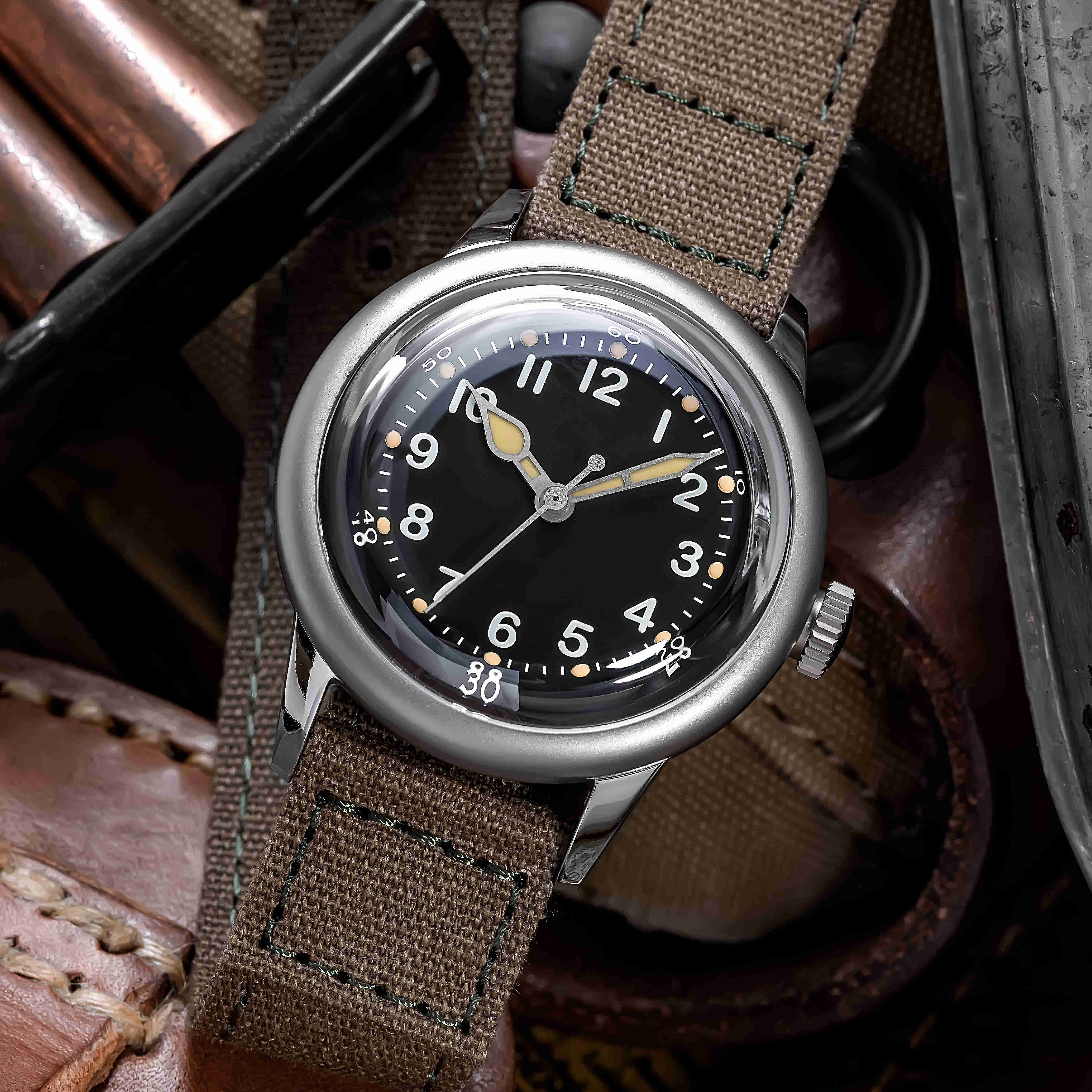 THORN A11 Titanium Retro Military Men Watch - Image 14