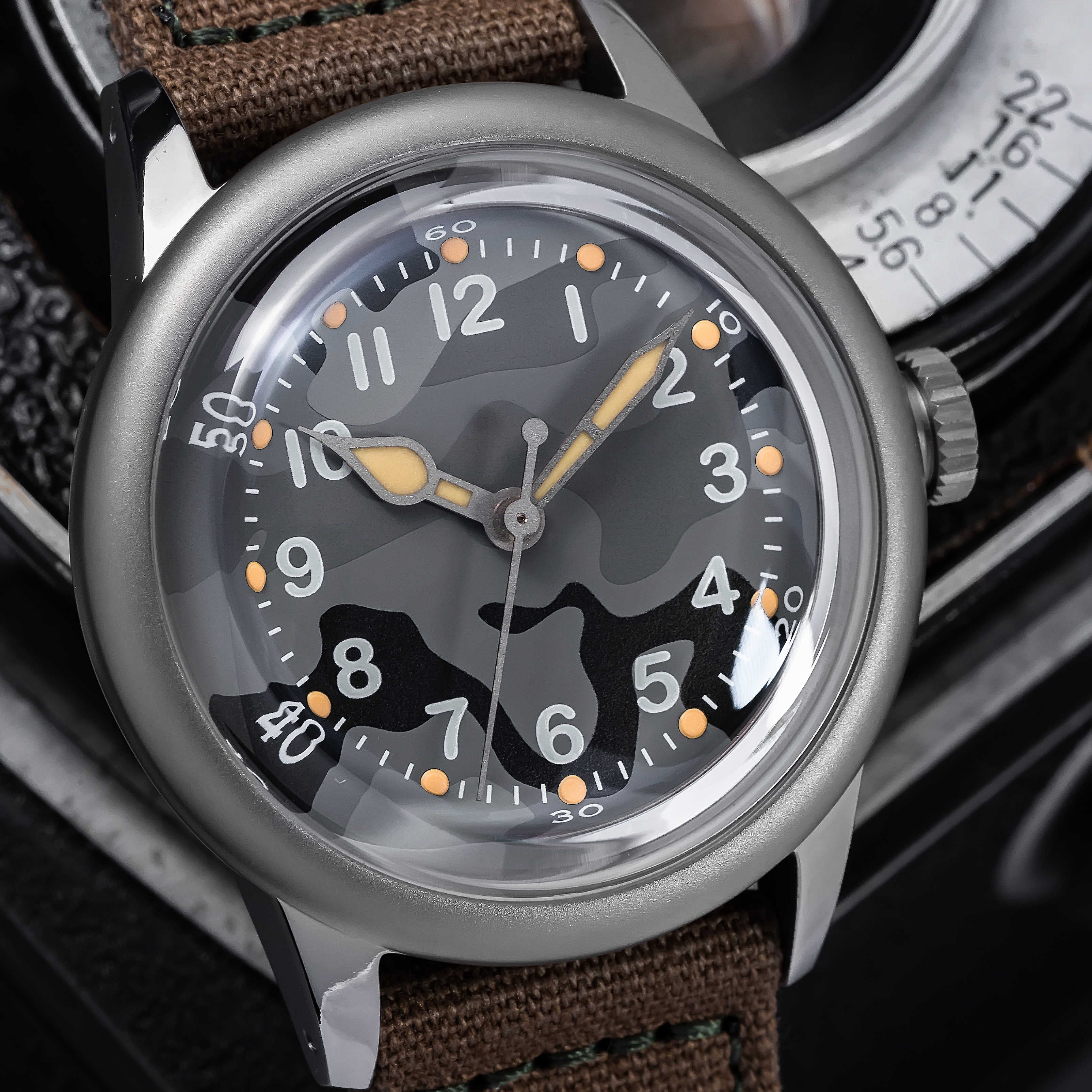 THORN A11 Titanium Retro Military Men Watch - Image 28