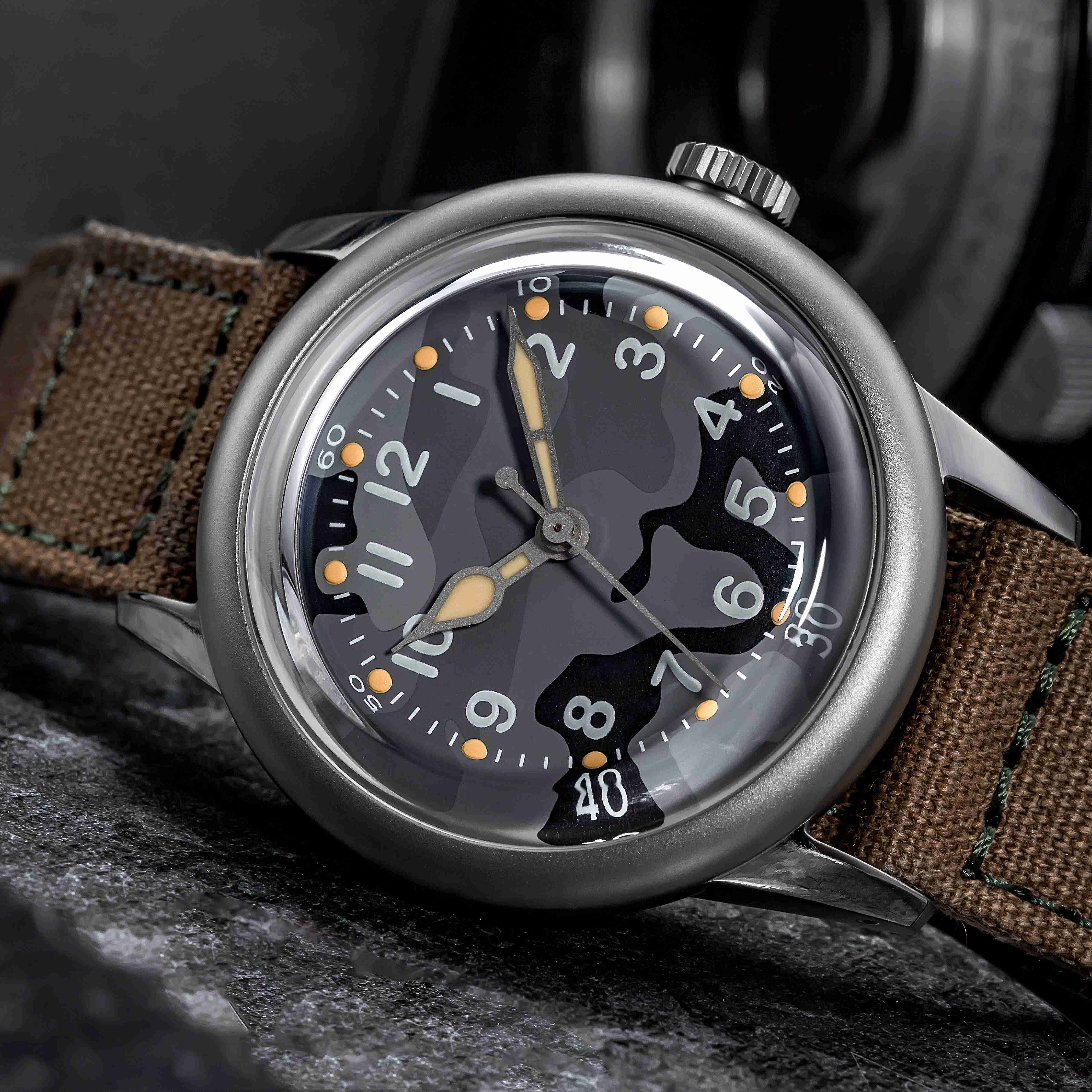 THORN A11 Titanium Retro Military Men Watch - Image 34