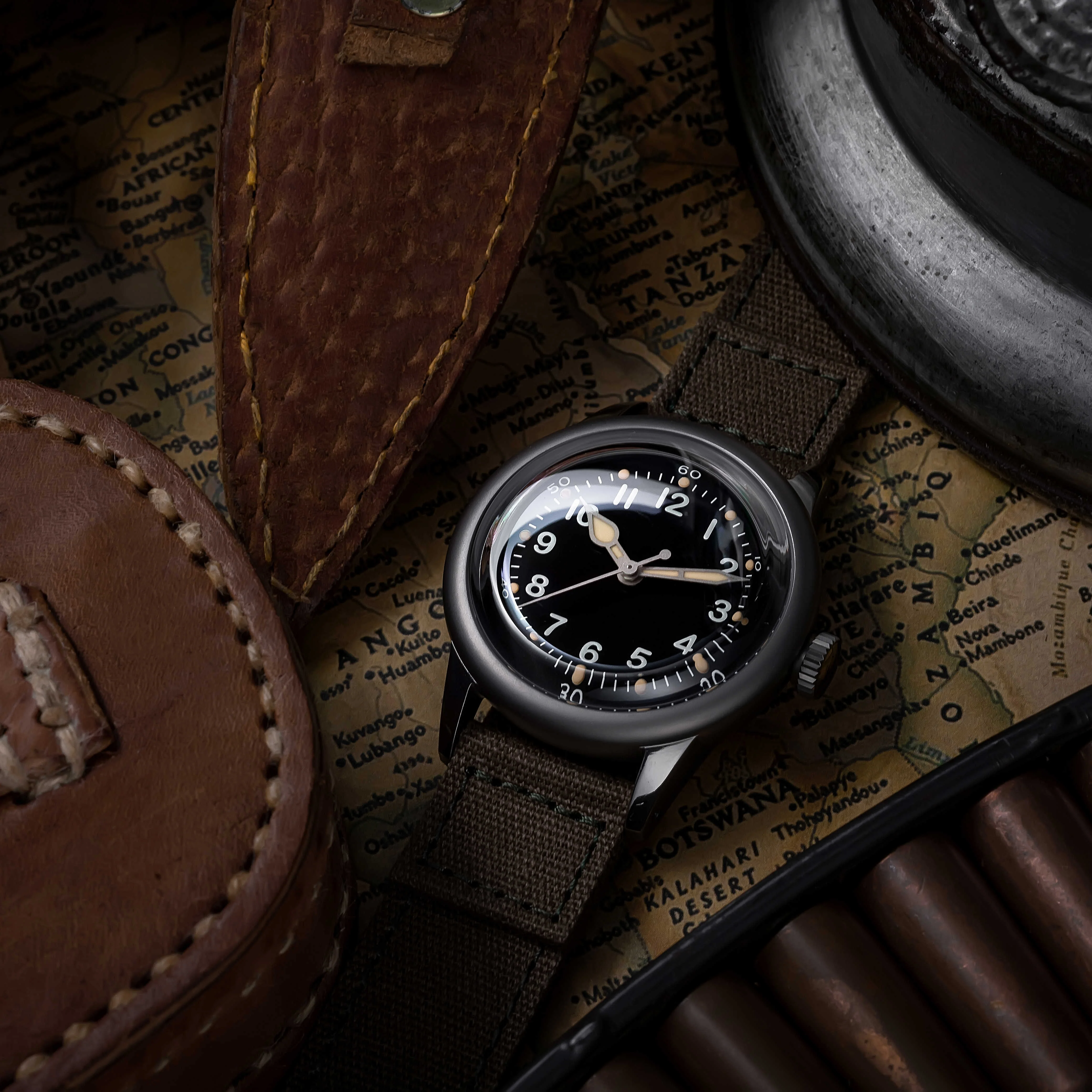 THORN A11 Titanium Retro Military Men Watch - Image 9