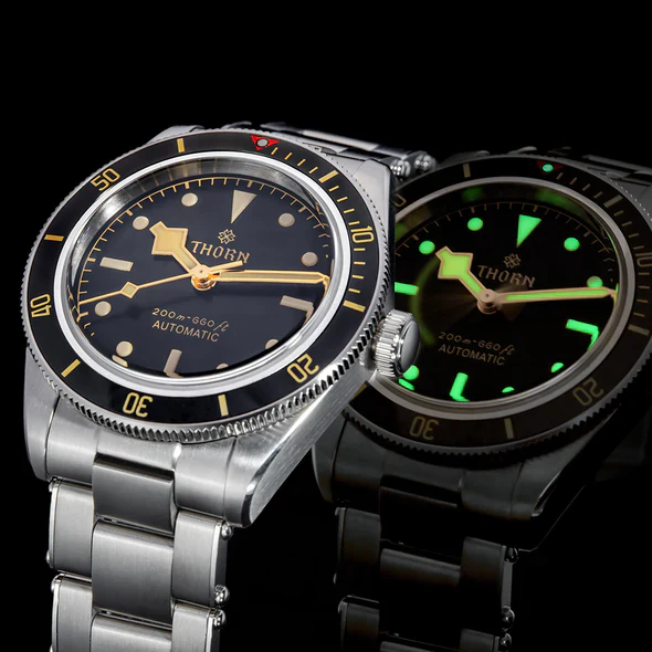 Thorn Retro BB58 Snowflake Hands Mechanical Watch - Image 3