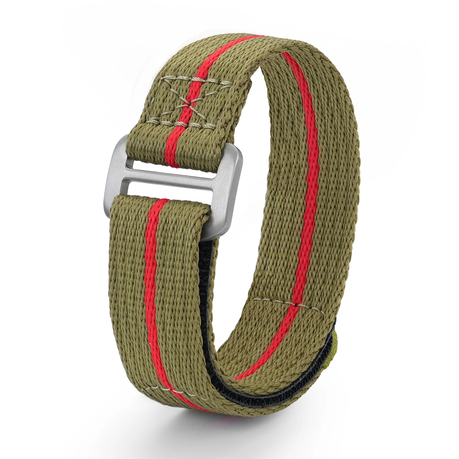Titanium Buckle Soft Nylon Magic Strap 20mm/22mm - Image 14