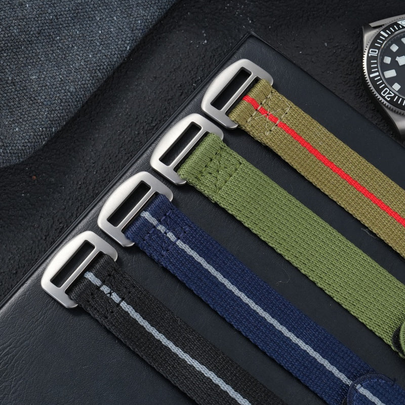 Titanium Buckle Soft Nylon Magic Strap 20mm/22mm - Image 9