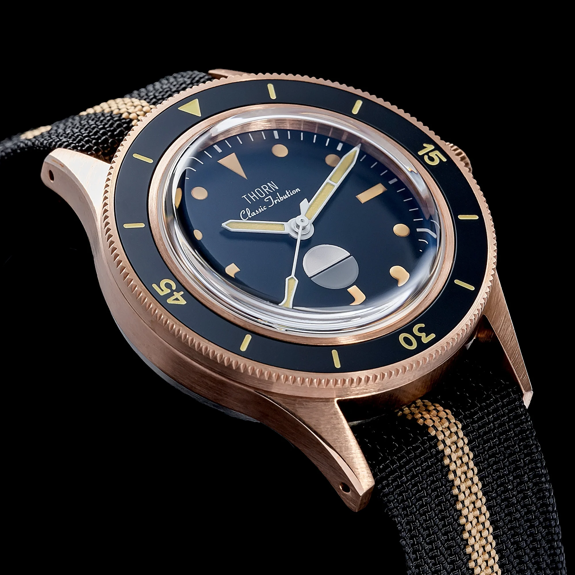 Thorn Vintage 50-Fathoms Bronze Dive Watch - Image 19