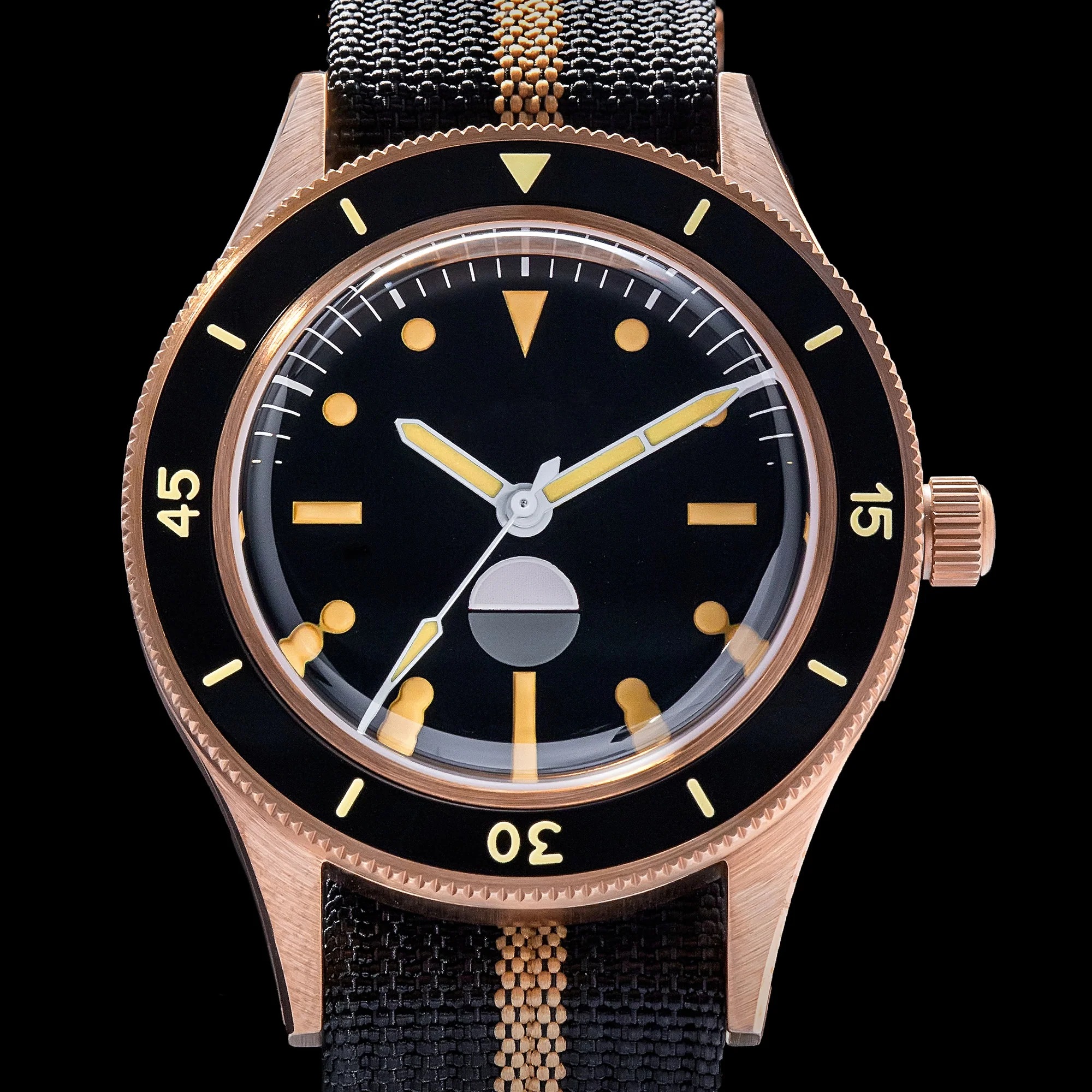 Thorn Vintage 50-Fathoms Bronze Dive Watch - Image 6
