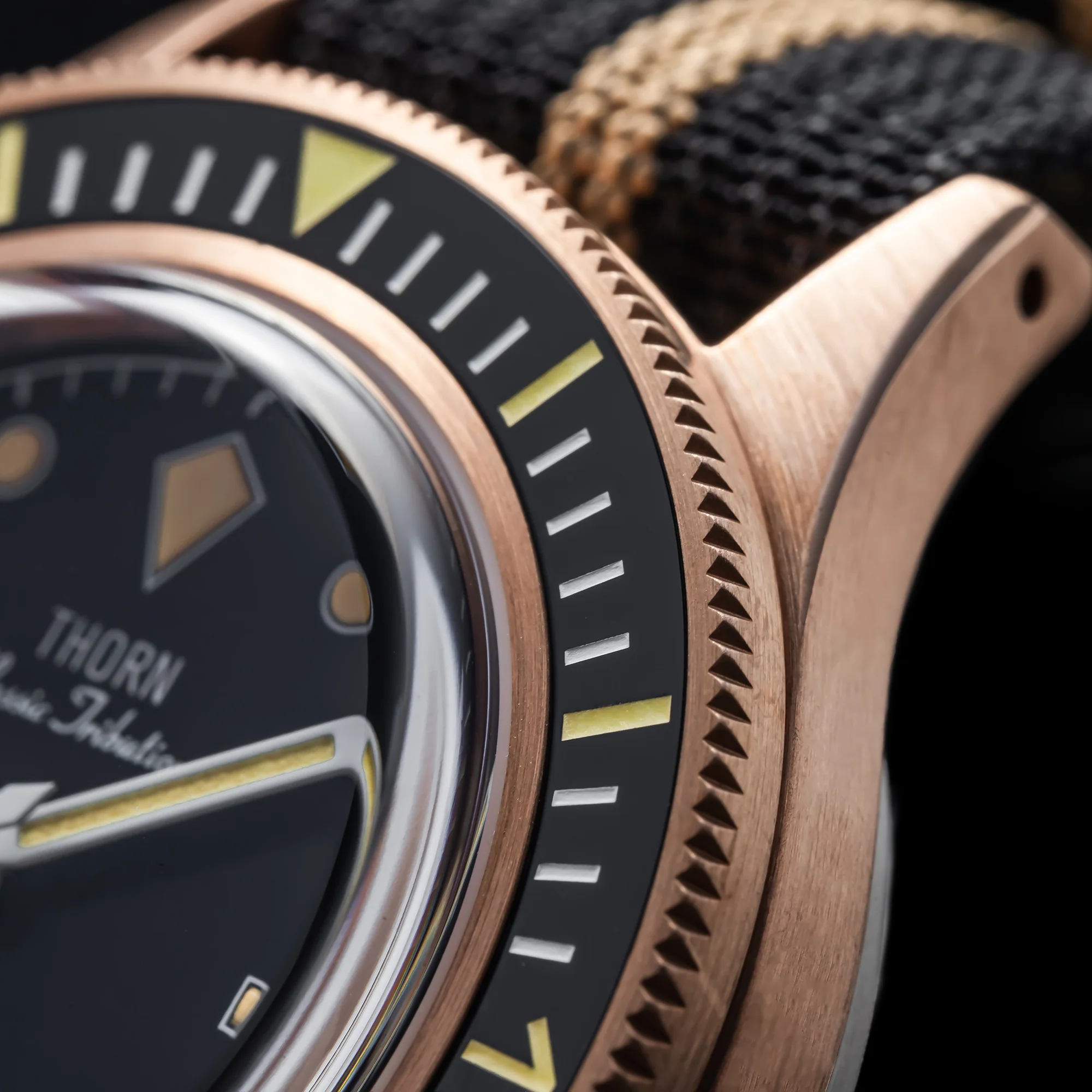 Thorn Vintage 50-Fathoms No-Rad Bronze Dive Watch - Image 14