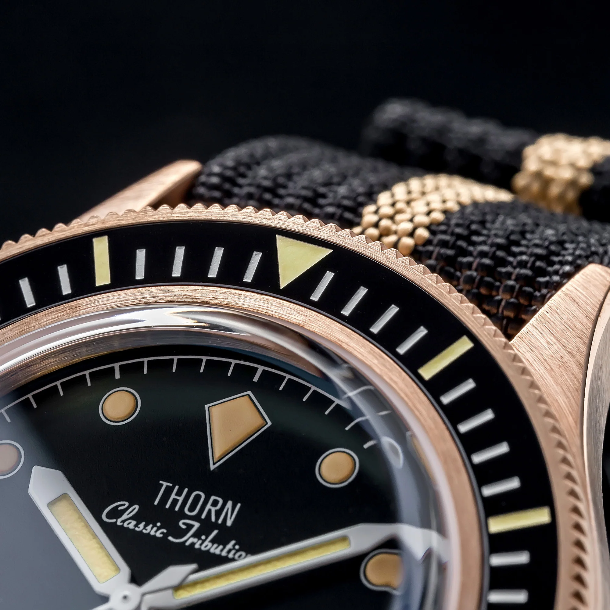 Thorn Vintage 50-Fathoms No-Rad Bronze Dive Watch - Image 15