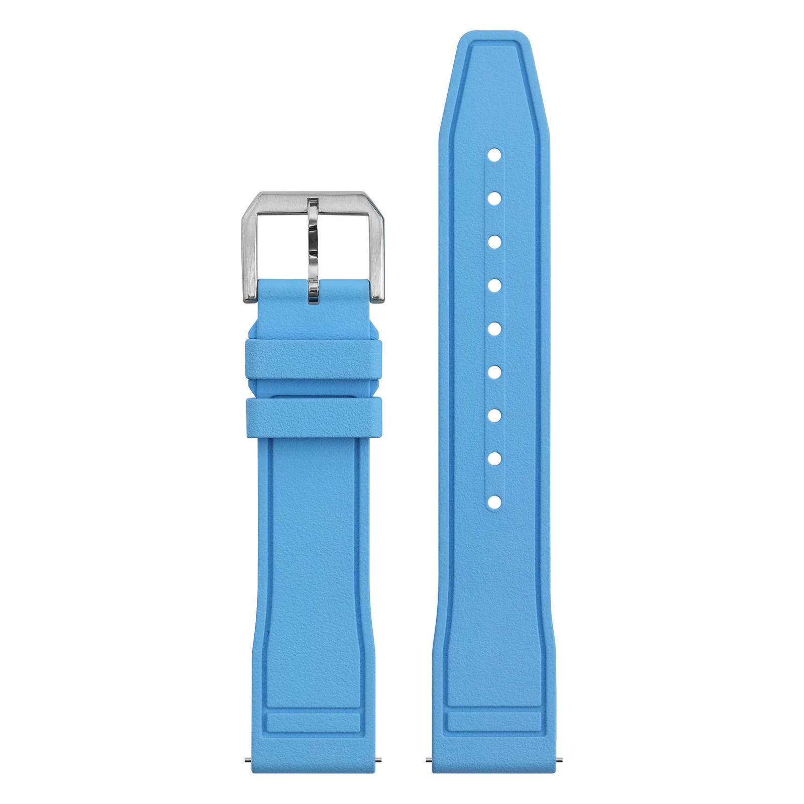 Tropical Soft fluororubber Pilot field Watch Strap - Image 11