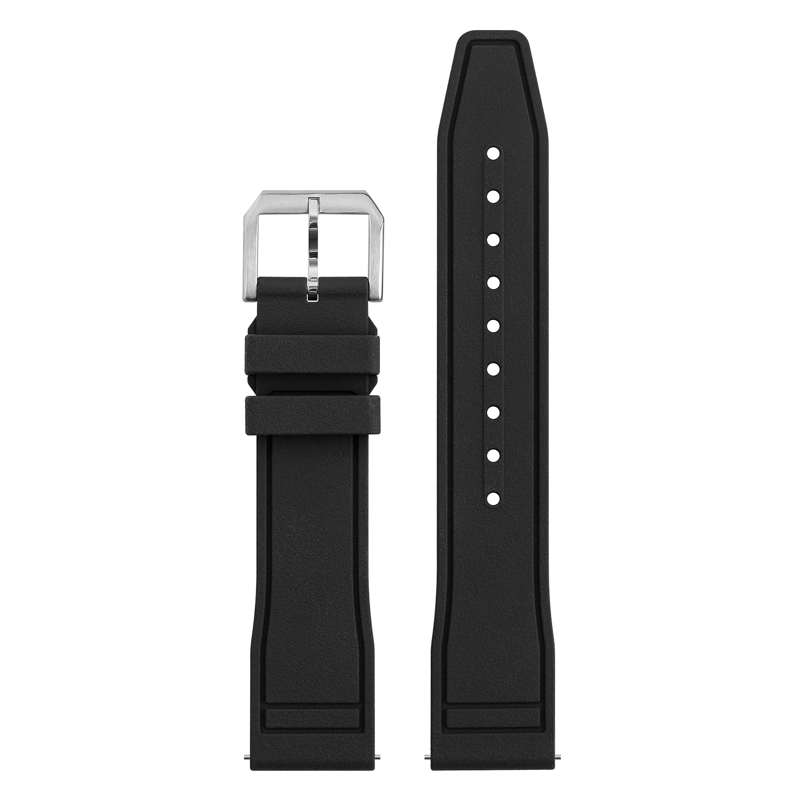 Tropical Soft fluororubber Pilot field Watch Strap - Image 8
