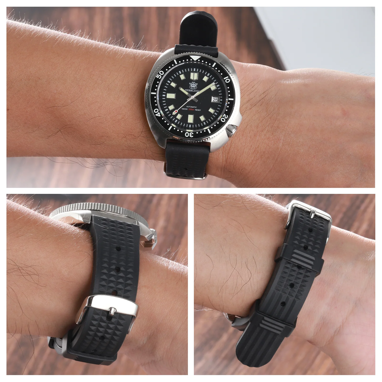 Soft Waffle Rubber Dive Strap - Image 12